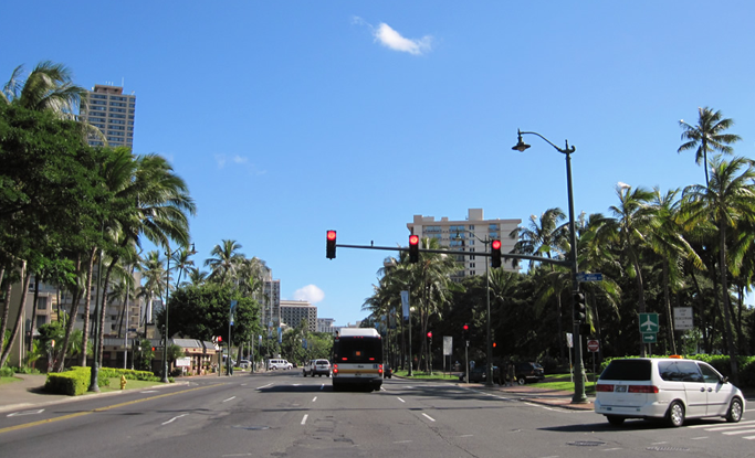 V2X Enabled Interconnected Traffic Control System Innovations on the Nimitz Highway and Ala Moana Boulevard Arterial