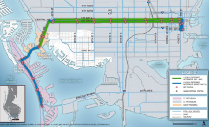 Pinellas Suncoast Transit Authority - Central Ave BRT Project