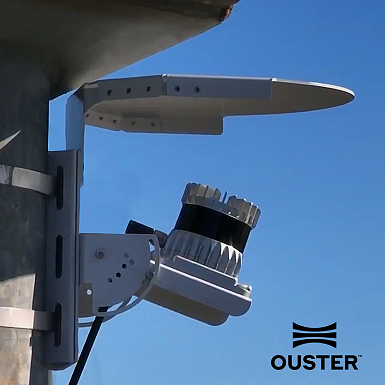 Ouster Booth Ouster Lidar