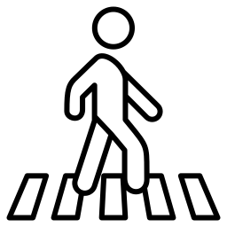Pedestrian Crossing Icon